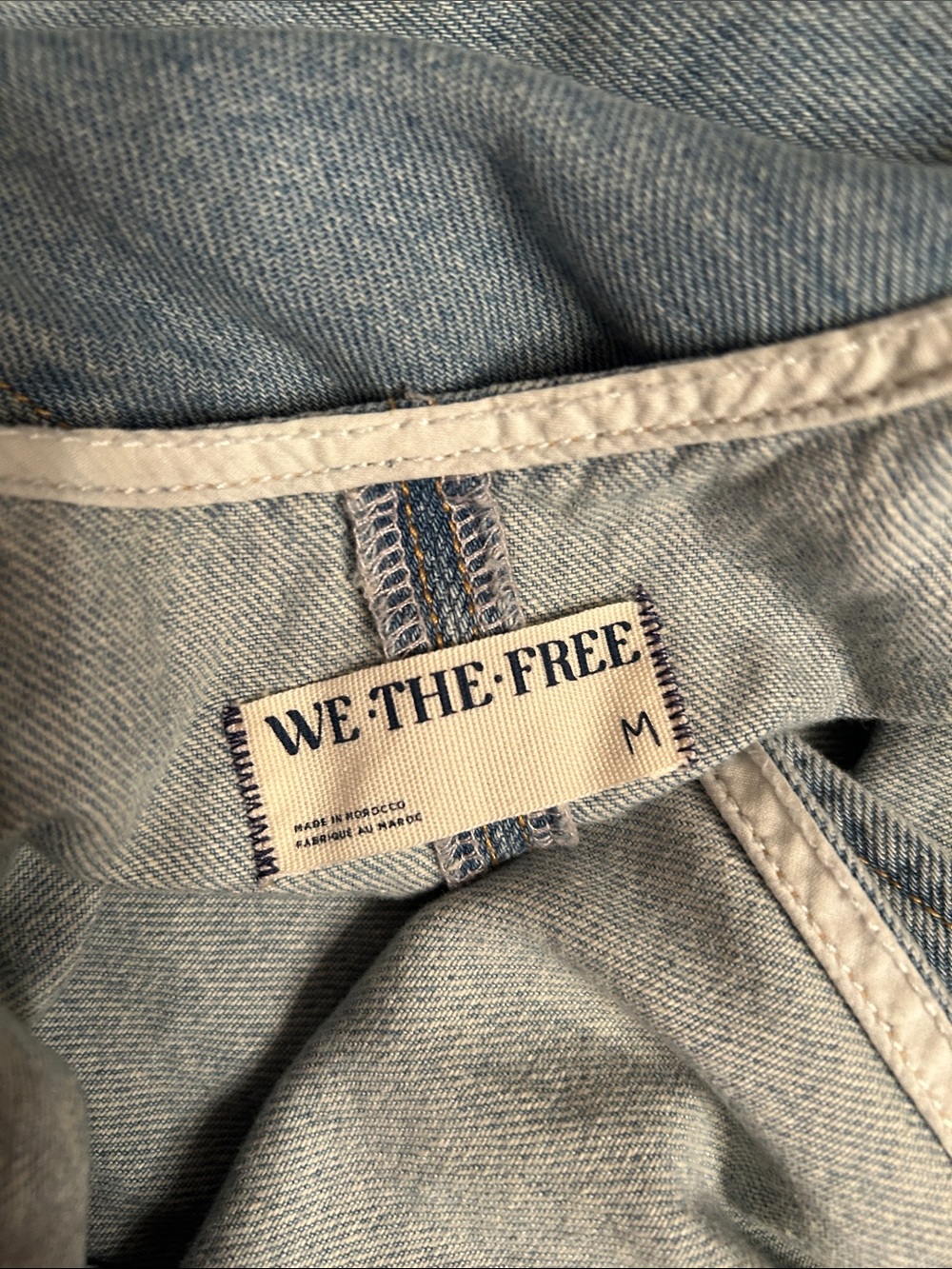 Free People Light Blue Denim Romper - Picture 3 of 3